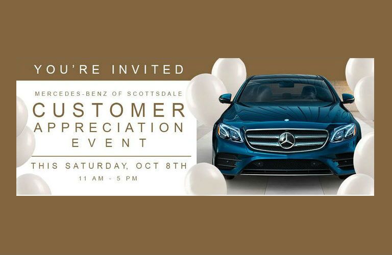 events at mercedes benz of scottsdale customer appreciation event invitation