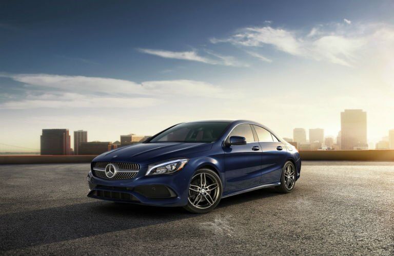 2018 Mercedes-Benz CLA in blue