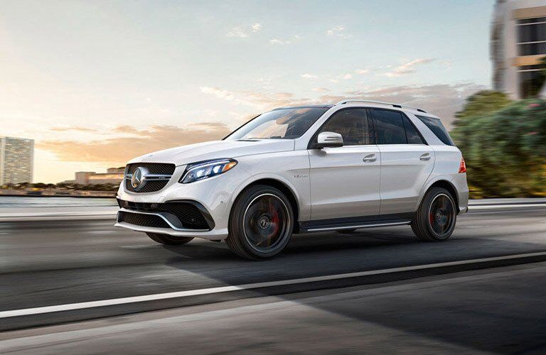 2017 Mercedes-Benz GLE SUV in white