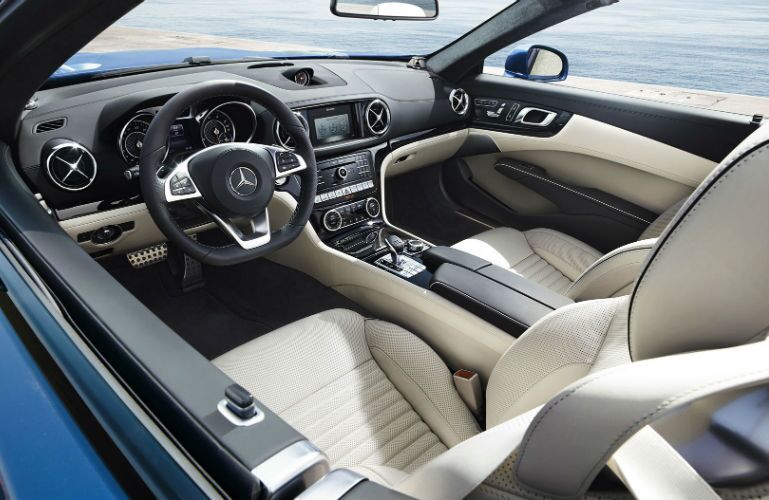 2017 Mercedes-Benz SL-Class Tan Leather Interior