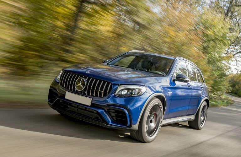 AMG® GLC SUV in blue