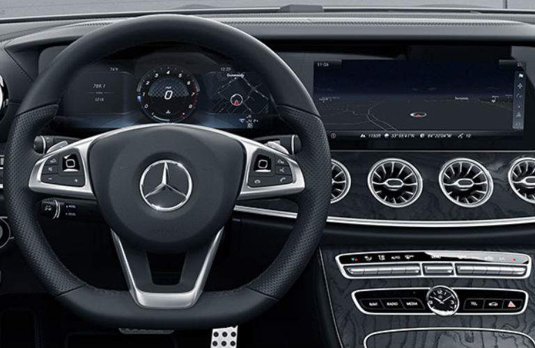 2018 E-Class Coupe Black Command Center