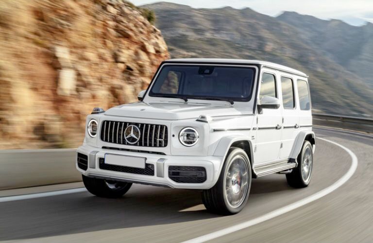 AMG® G-Class SUV in white