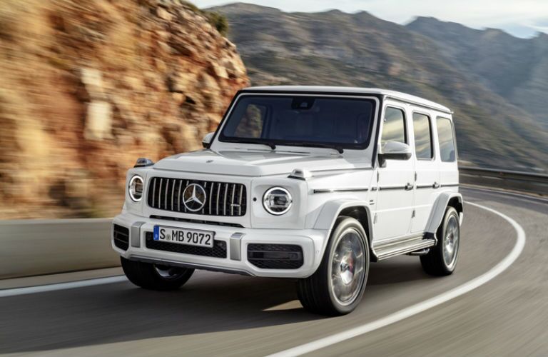 AMG® G-Class SUV in white