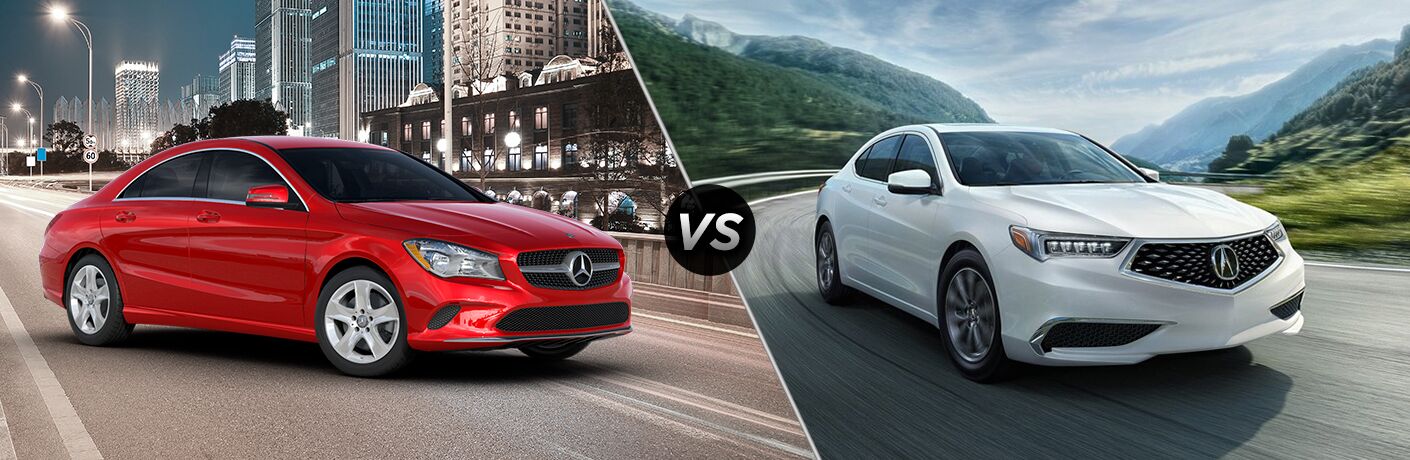 2019 Mercedes Benz Cla Coupe Vs Acura Tlx