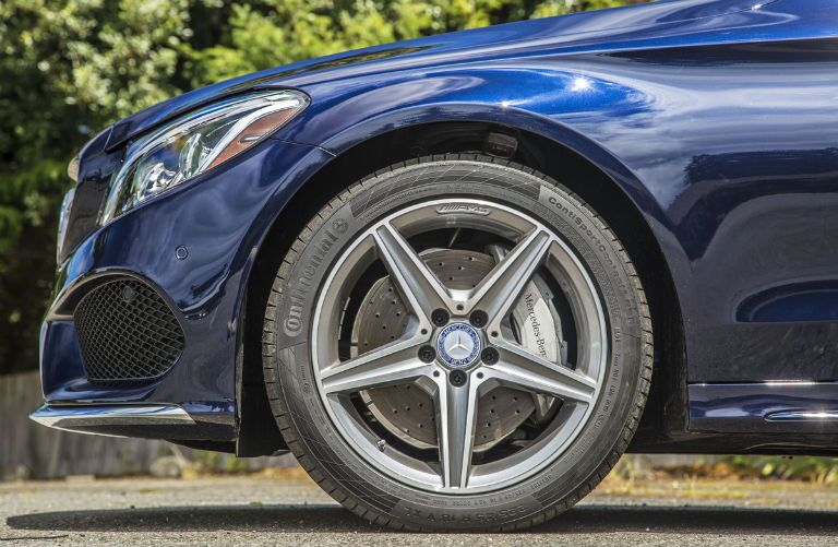 2015 Mercedes-Benz C-Class Lunar Blue Exterior Brake Rotor