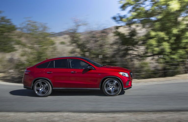 2017 GLE Coupe in Red