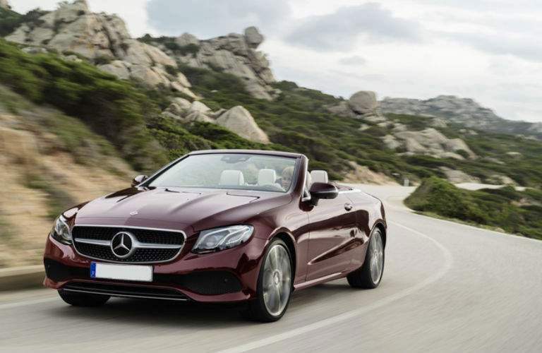 2018 E-Class Cabriolet in Maroon