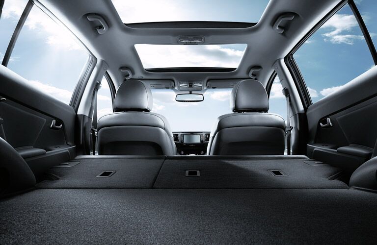 2016 Kia Sportage split folding rear seats