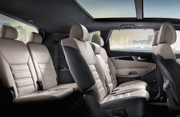 2016 Kia Sorento number of seats