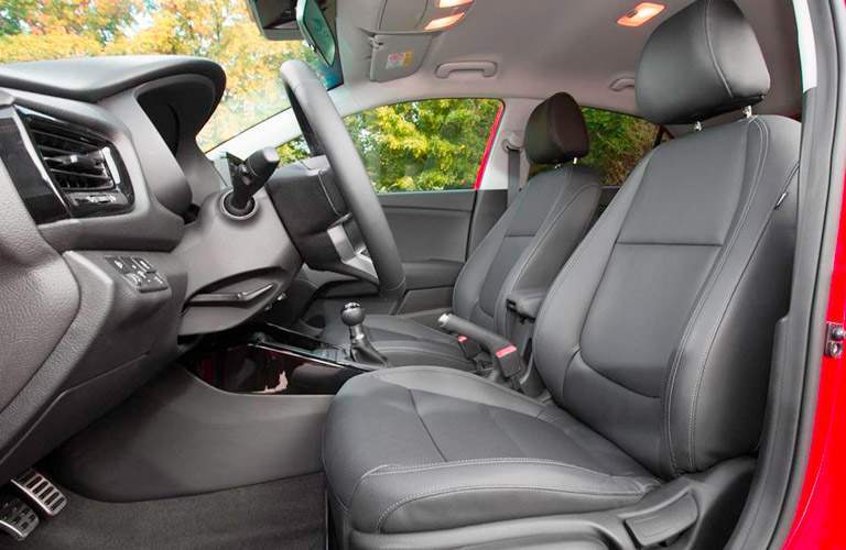 2017 Kia Rio front interior seating space
