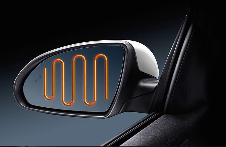heated side mirrors on the 2018 optima