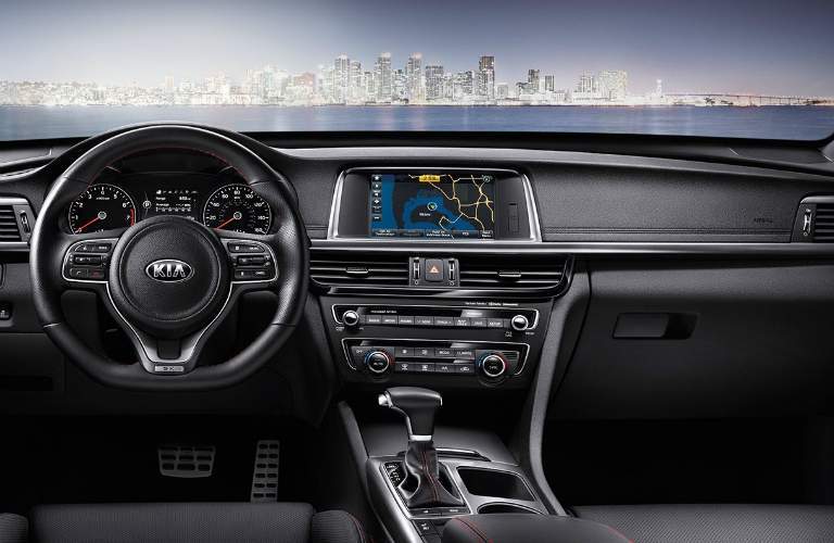 2018 kia optima dashboard design and layout