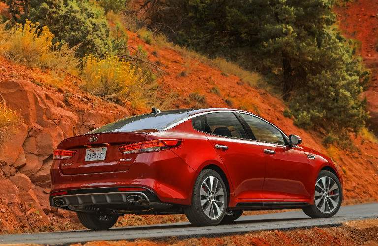 2018 Kia Optima Dayton, Oh Matt Castrucci Kia Rear and Profile Shot of Kia