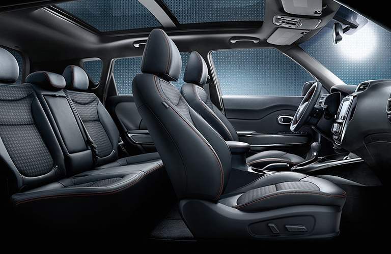 2018 Kia Soul Dayton, Oh interior showing seating cargo space and passenger room