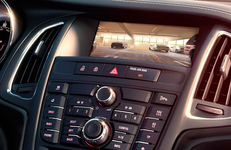 Rear vision camera in the 2016 Buick Cascada