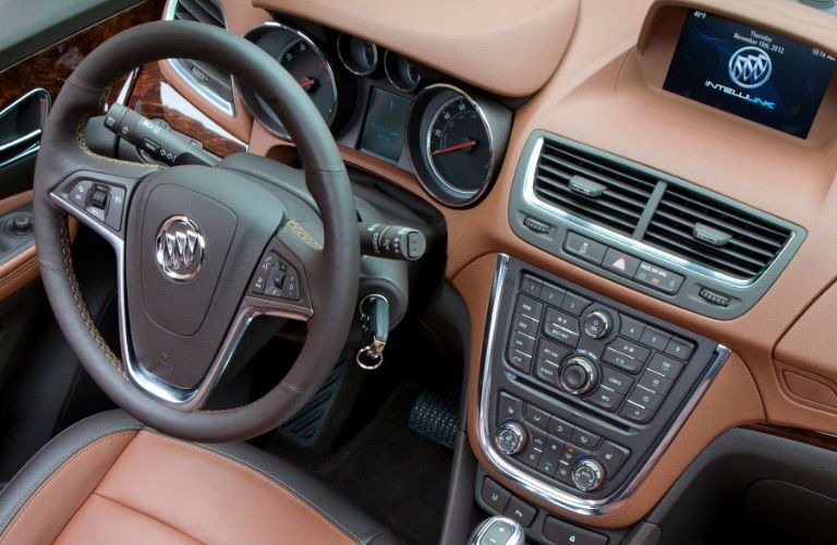 Front dash of 2016 Buick Encore