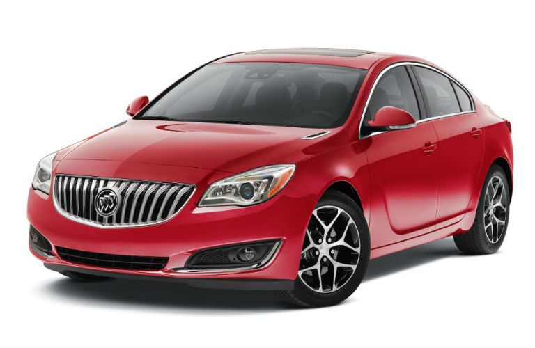 The now contemporary 2016 Buick Regal is sporty and stylish in red