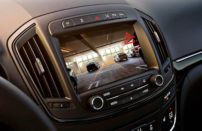 Rear vision camera in the 2016 Buick Regal
