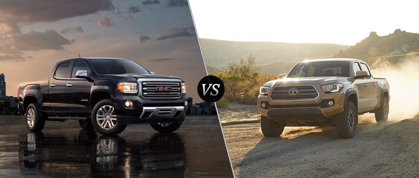 2016 Gmc Canyon Vs Toyota Tacoma