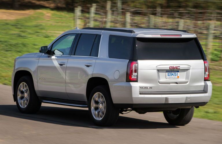 Rear/side profile of 2016 GMC Yukon