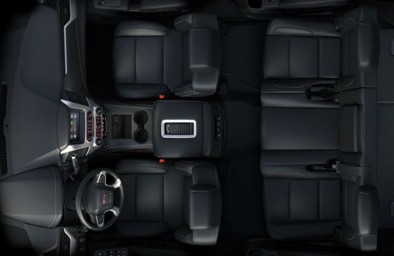Interior seating in 2016 GMC Yukon XL