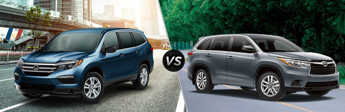 2016 Honda Pilot Vs Toyota Highlander