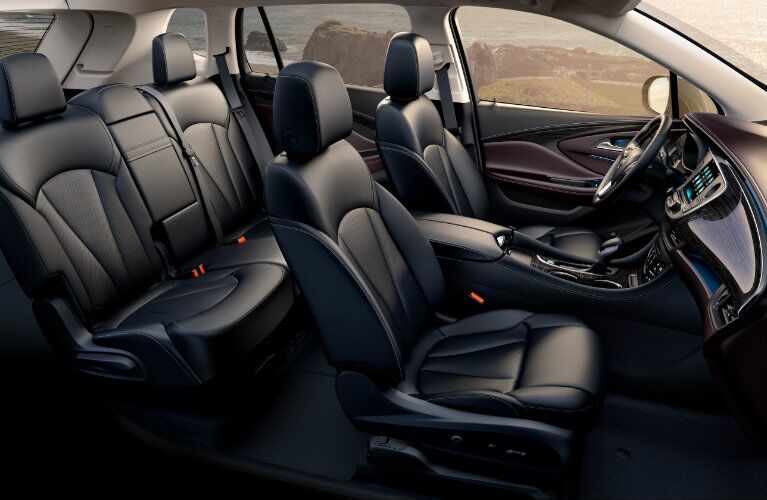 Interior seating in 2017 Buick Envision