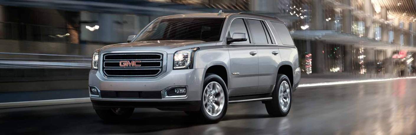 2017 GMC Yukon driving down the road