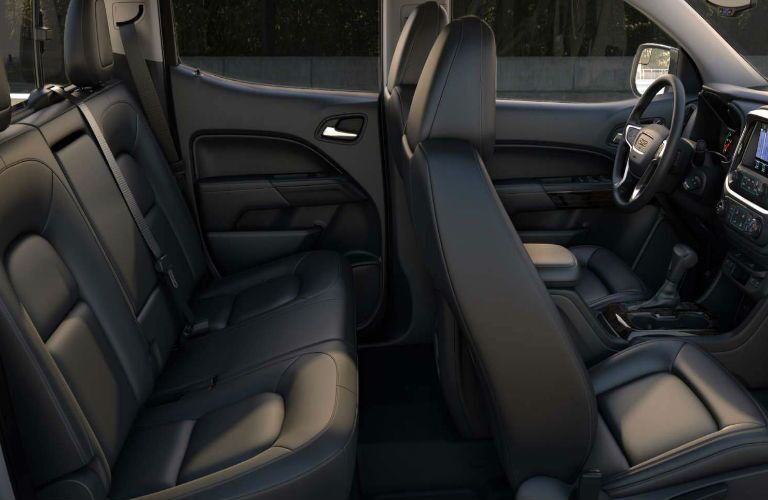 2017 gmc canyon interior leather seating