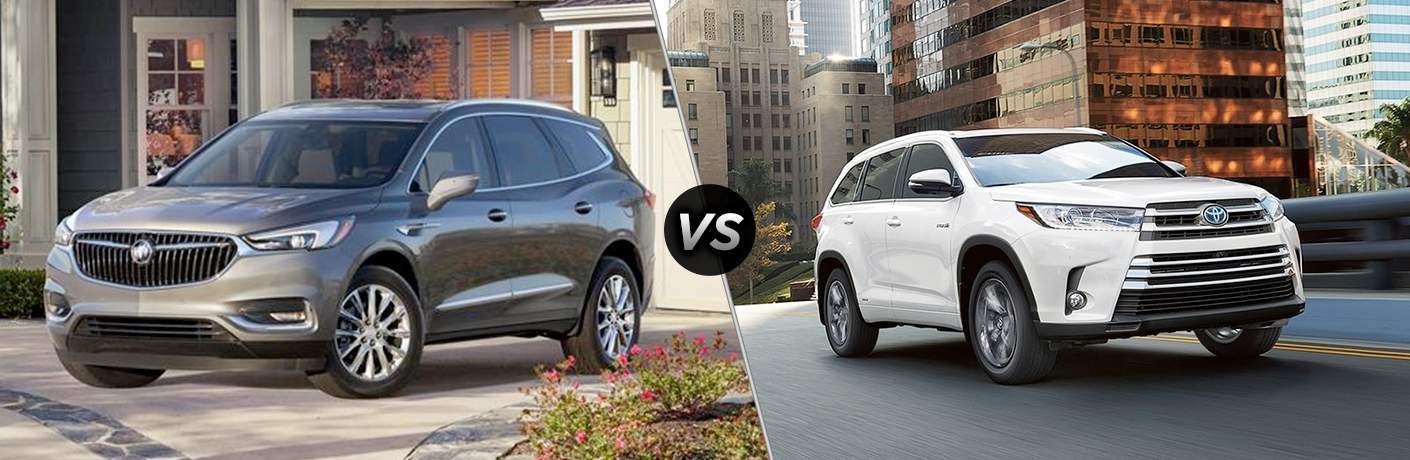 2018 Buick Enclave vs 2018 Toyota Highlander
