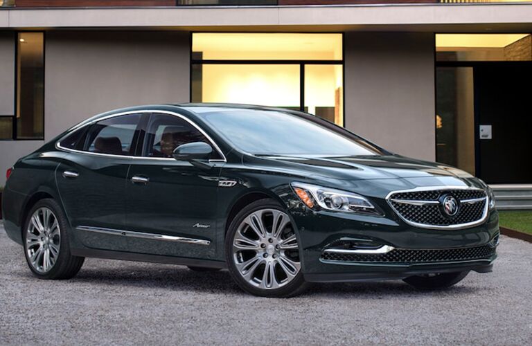 2018 Buick LaCrosse Avenir parked showing side profile