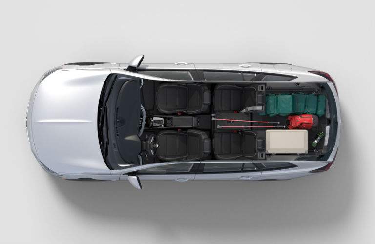 2018 Buick Regal TourX overhead view of interior