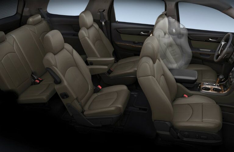 Interior of 2016 GMC Acadia