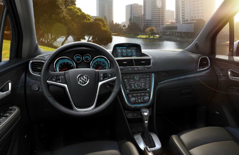 Front dash of 2016 Buick Encore