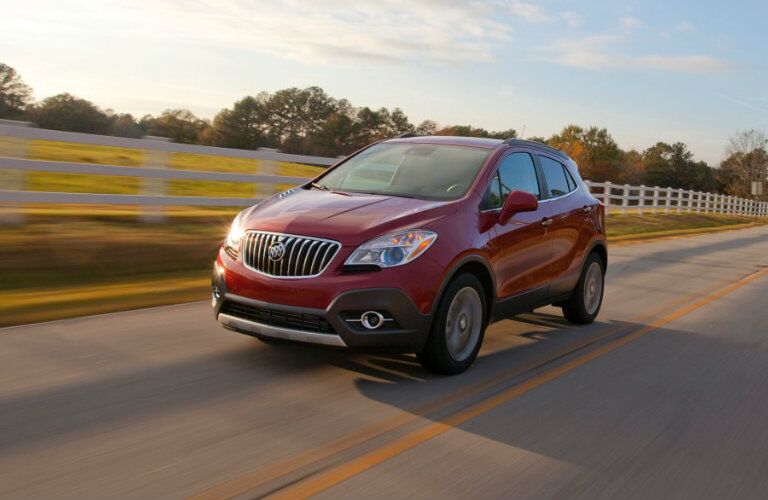 2016 Buick Encore on the road