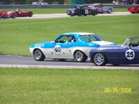 Lisa Weinberger driving Toyota Celica