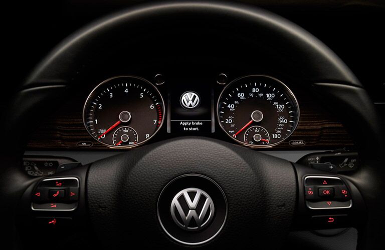 2017 Volkswagen CC in dash display