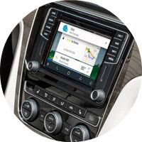 2017 VW Passat navigation screen