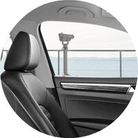 2017 VW Passat interior chair top