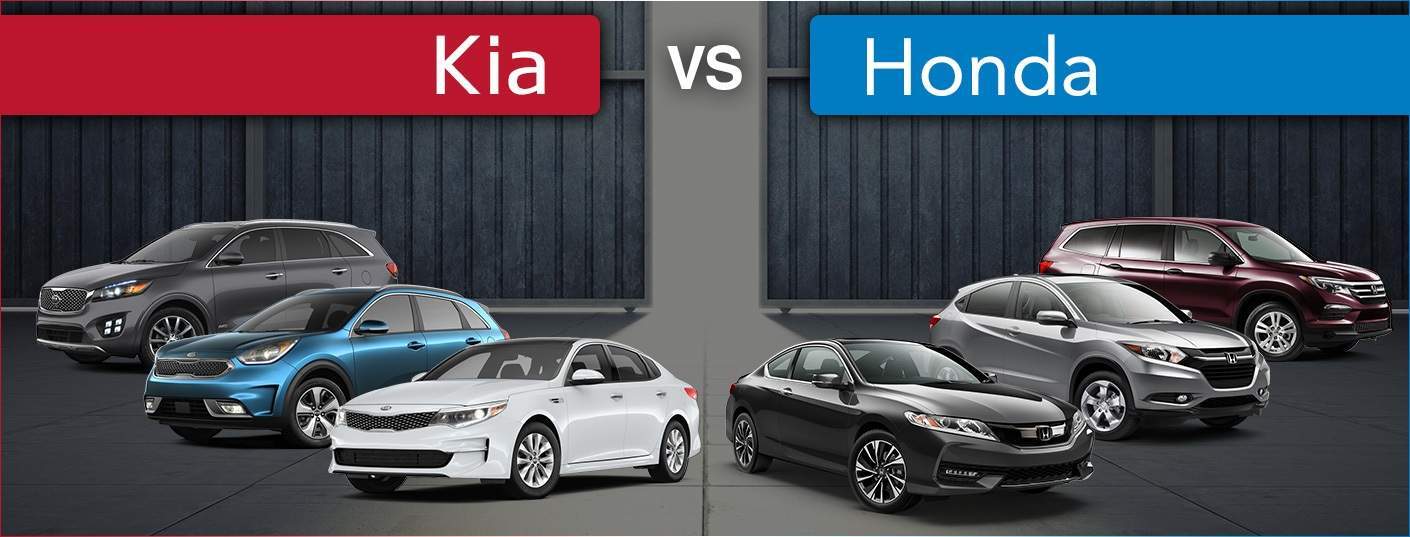 Kia Vs Honda Model Comparisons Features And Specs New Kia Models Vs Honda Awards Cargo Room Performance And Price