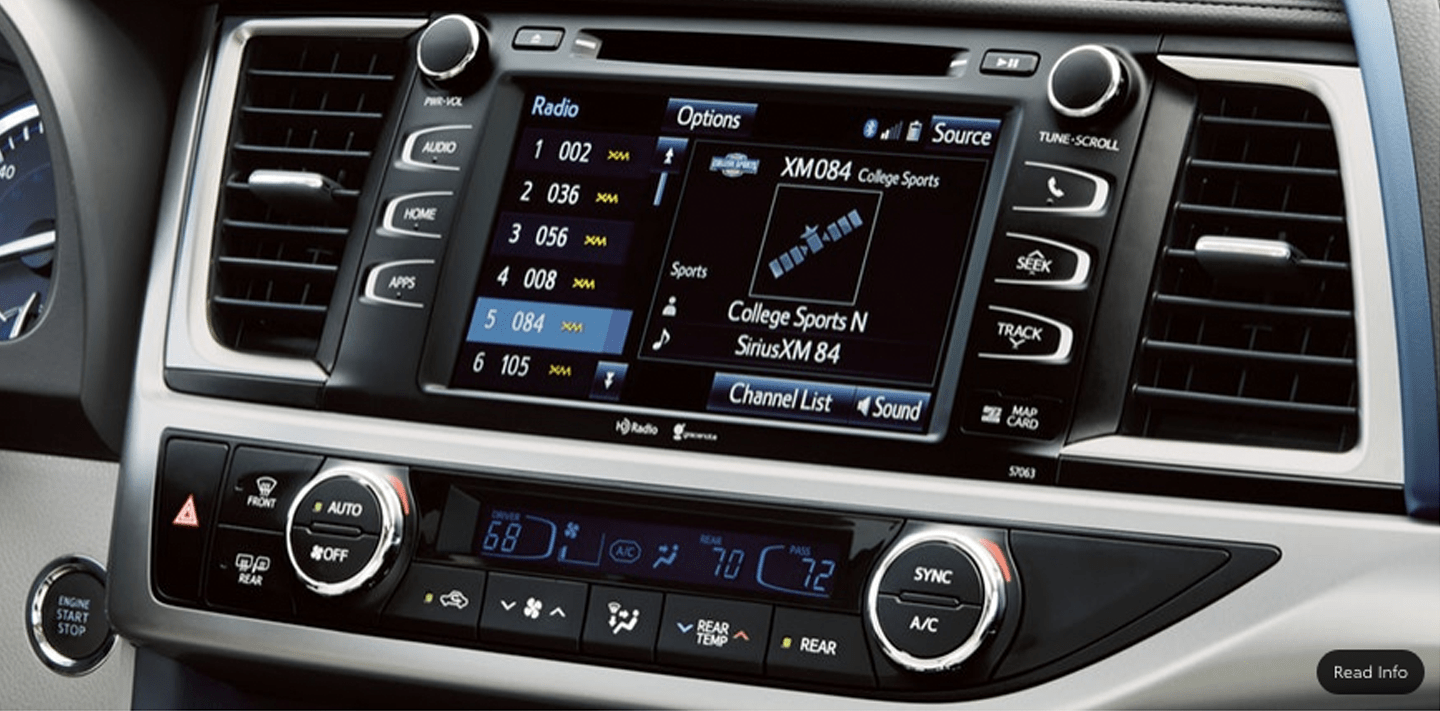 2019 Toyota Highlander - Technology