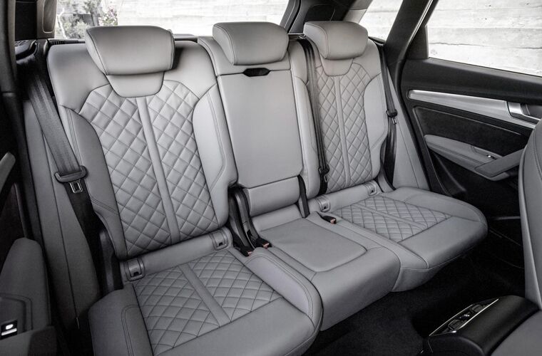 2018 audi q5 rear seating detail