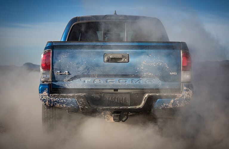 Blue 2016 Toyota Tacoma Tailgate