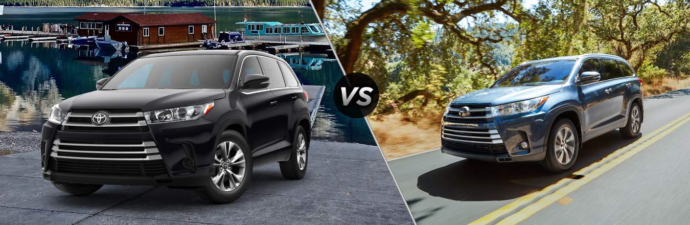 2017 Toyota Highlander Le Vs Xle