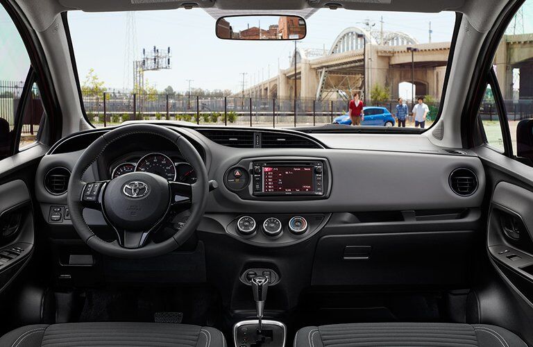 2018 Toyota Yaris Front Dashboard with Toyota Entune