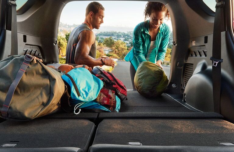 2017 Toyota RAV4 Cargo Space with Gear and Accessories