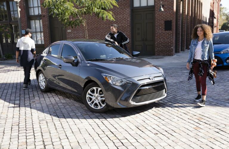 Gray 2017 Toyota Yaris iA Sedan Exterior