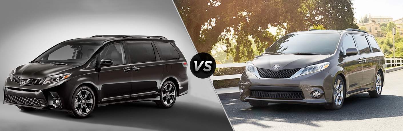 2018 Toyota Sienna Vs 2017
