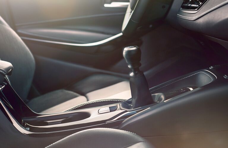 2019 Toyota Corolla Hatchback Center Console and Gear Shifter